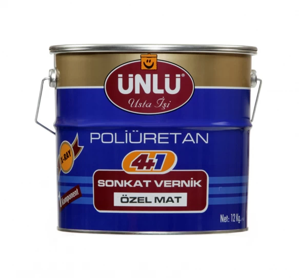 X-Ray Poliüretan 4+1 Özel Mat Vernik