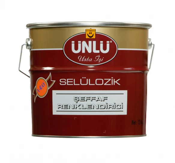 X-Ray Selülozik Şeffaf Renkli Vernik