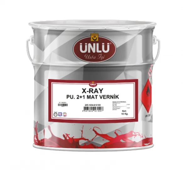 X-Ray Poliüretan 2+1 Mat Vernik