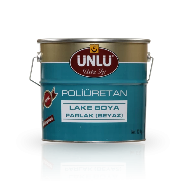 Poliüretan Süper Lake Boya Parlak Beyaz